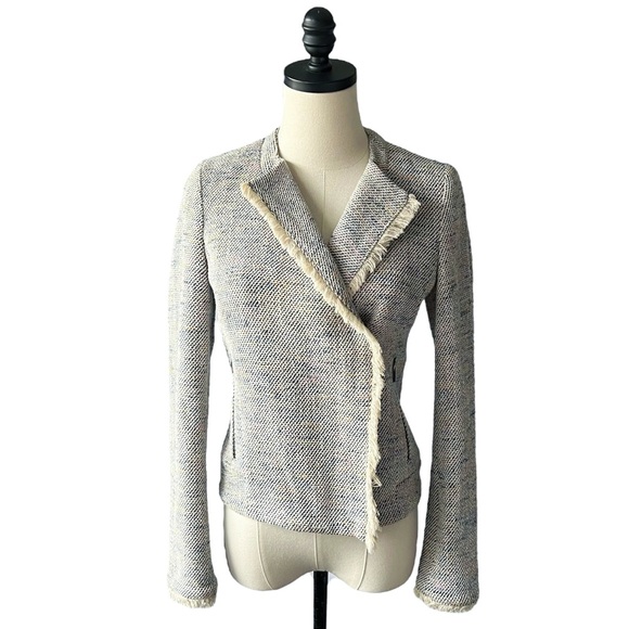 Comptoir Des Cotonniers Tweed Moto Jacket | XXS - Picture 3 of 11